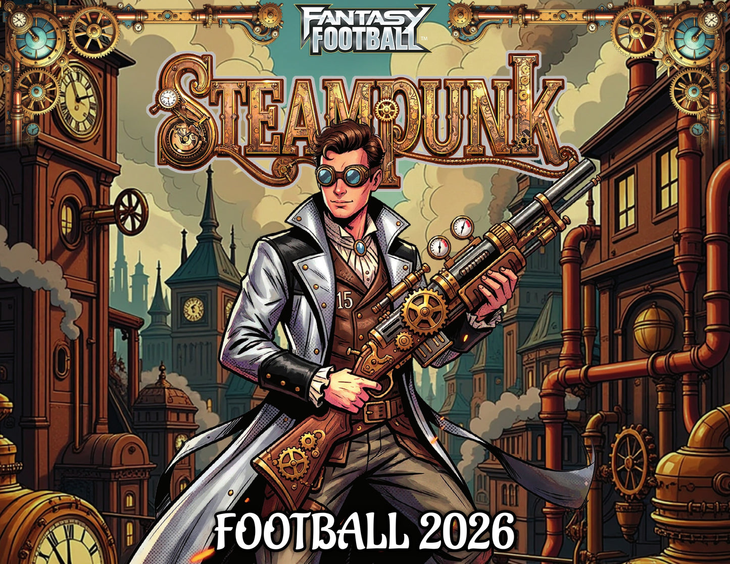 2026 WILD CARD STEAM PUNK EDITION FANTASY FOOTBALL 20 BOX CASE