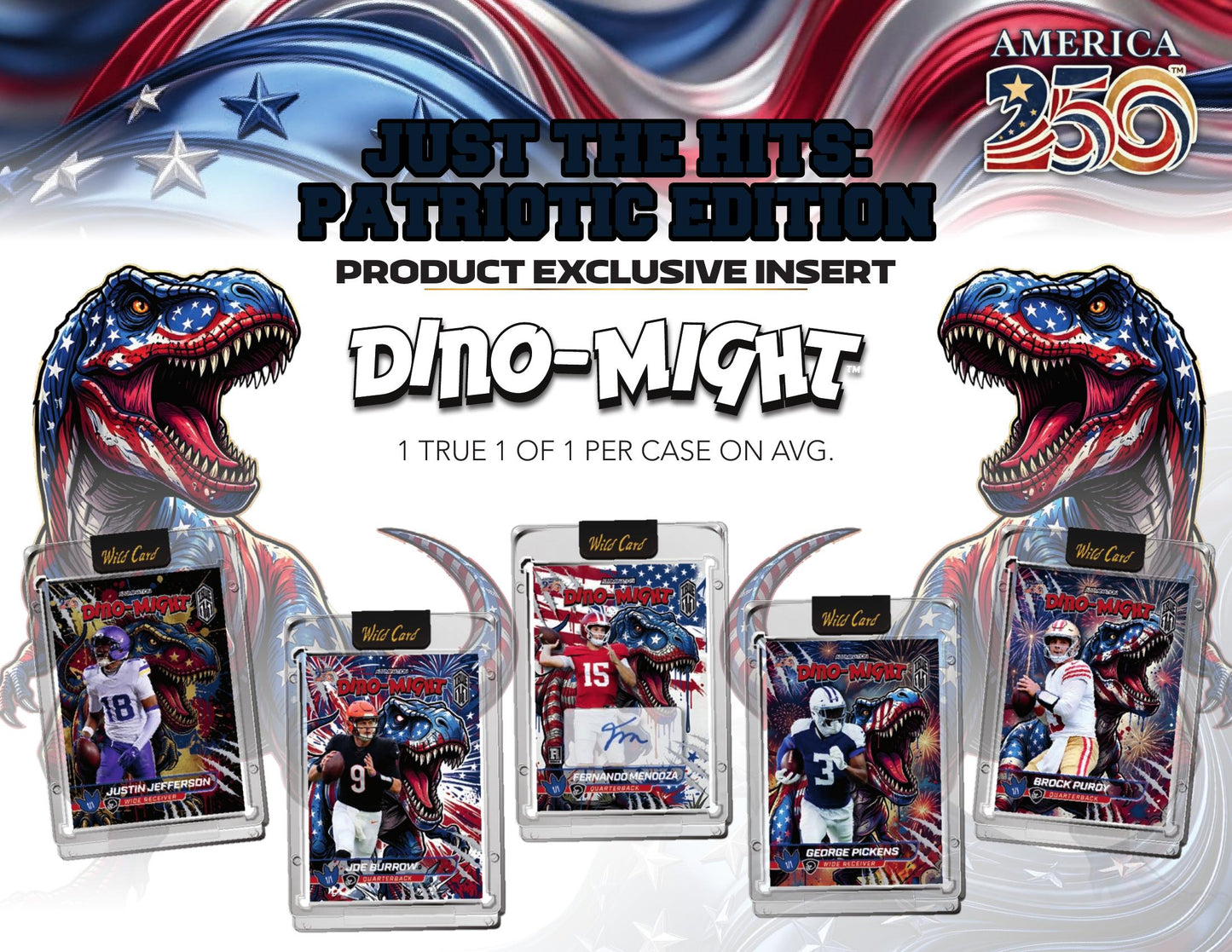 2026 WILD CARD JUST THE HITS: PATRIOTIC EDITION (12 BOX CASE)