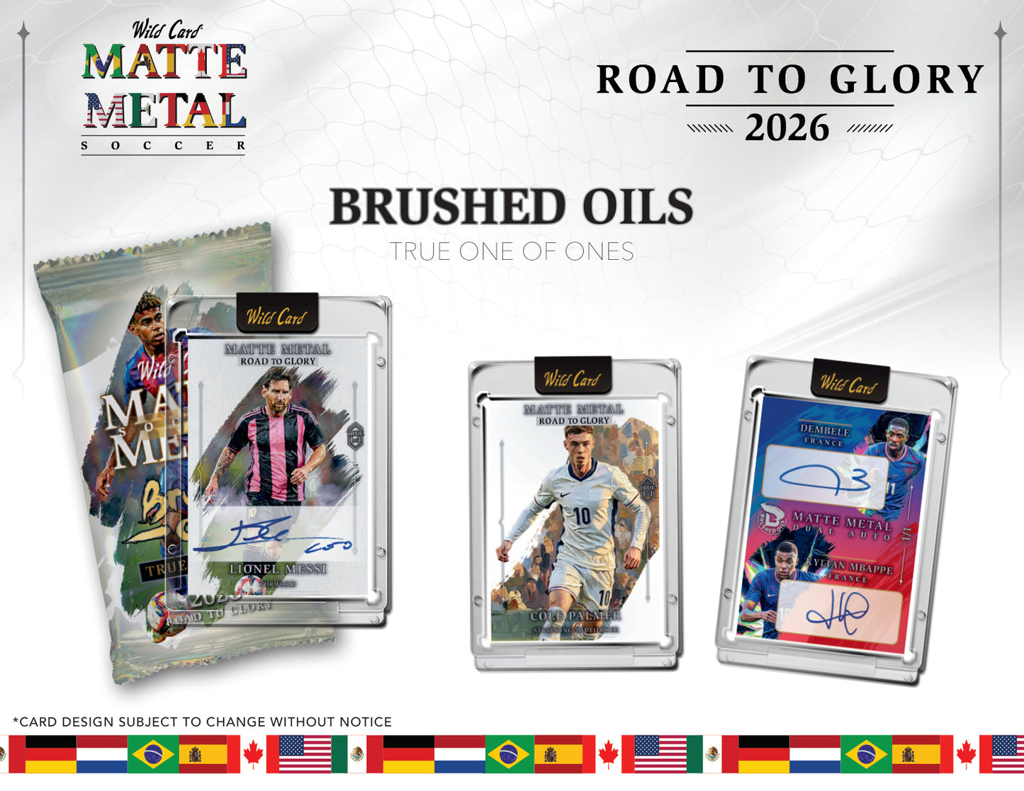 2026 Wild Card Matte Metal Soccer: Road To Glory - 12 box Case (1 auto box)