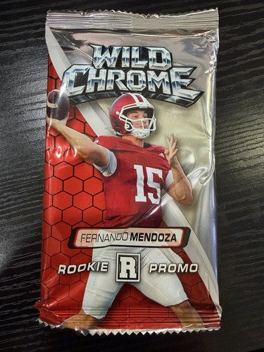 LOT OF 5 - 4 PACK WILD CHROME ROOKIE LOTS (20 PACKS TOTAL) MENDOZA, SIMPSON, LOVE, LEMON